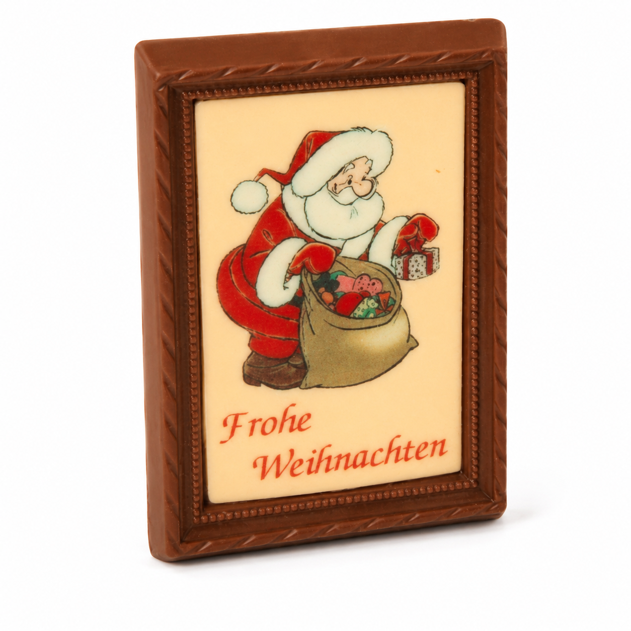 Bilderrahmen mit Weihnachtsmann bedruckt 90g