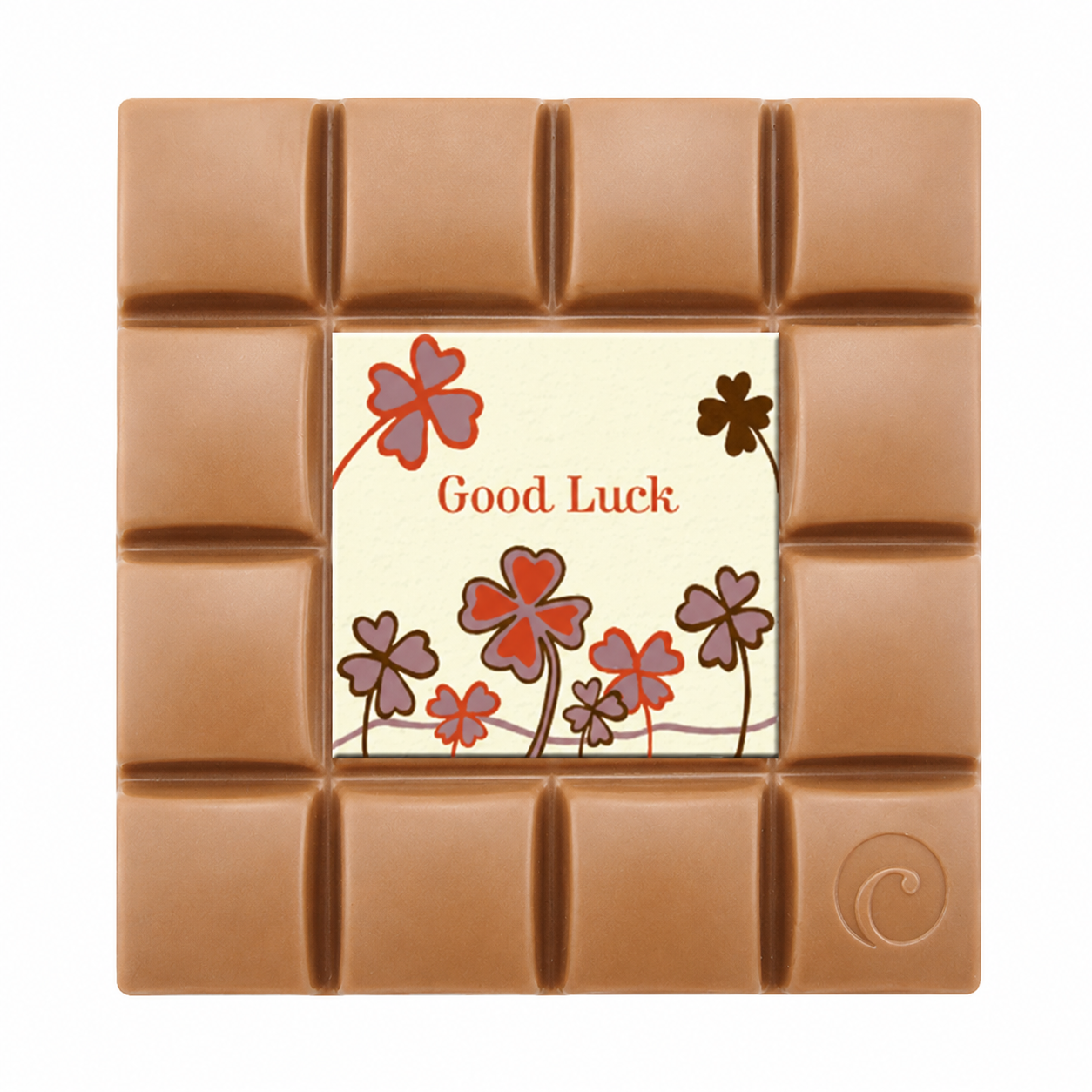 Motivtafel Edel Vollmilch - Good Luck - 85g Tafel