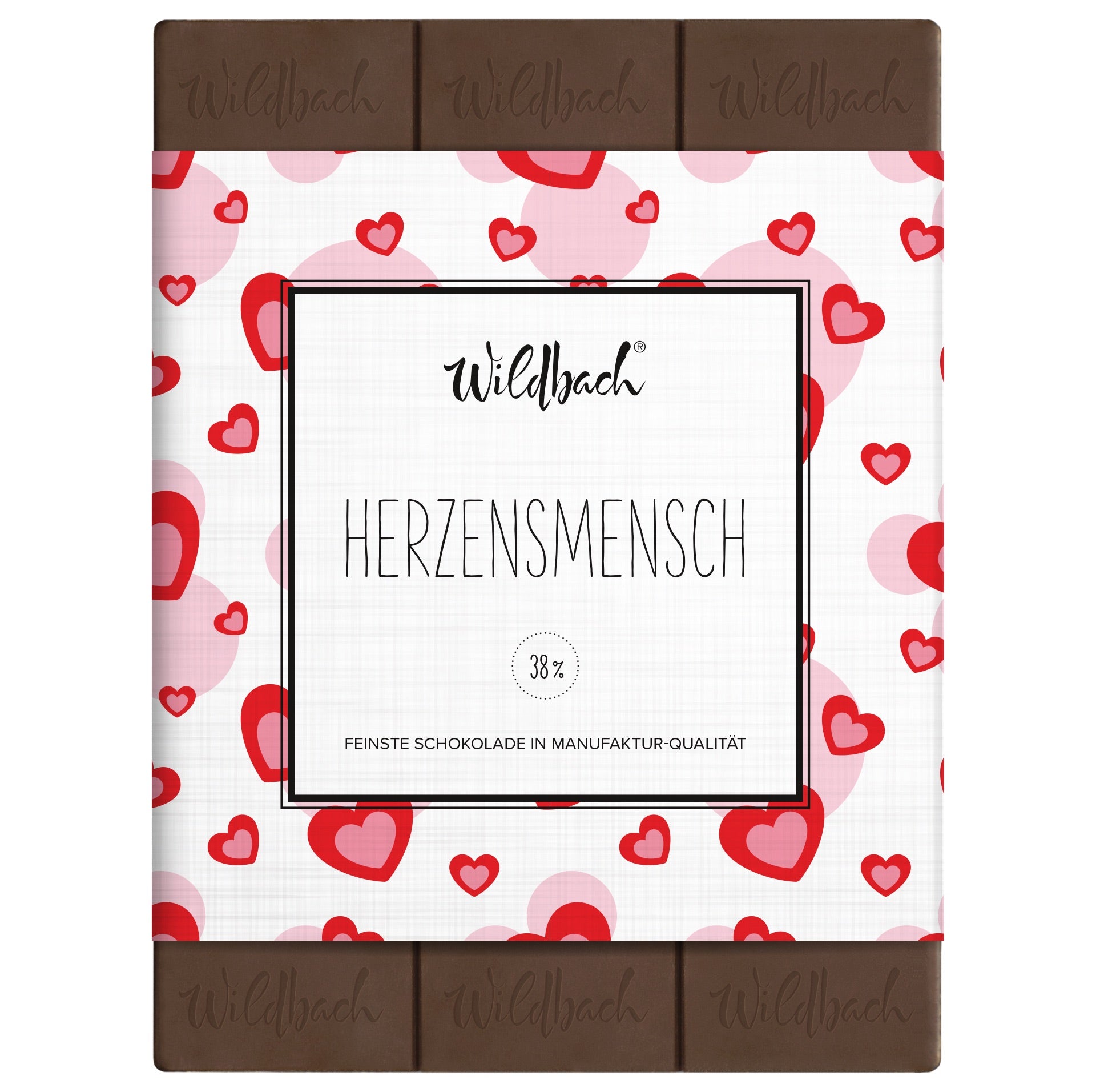 Wildbach Herzensmensch – Vollmilch 38% – 70g Tafel