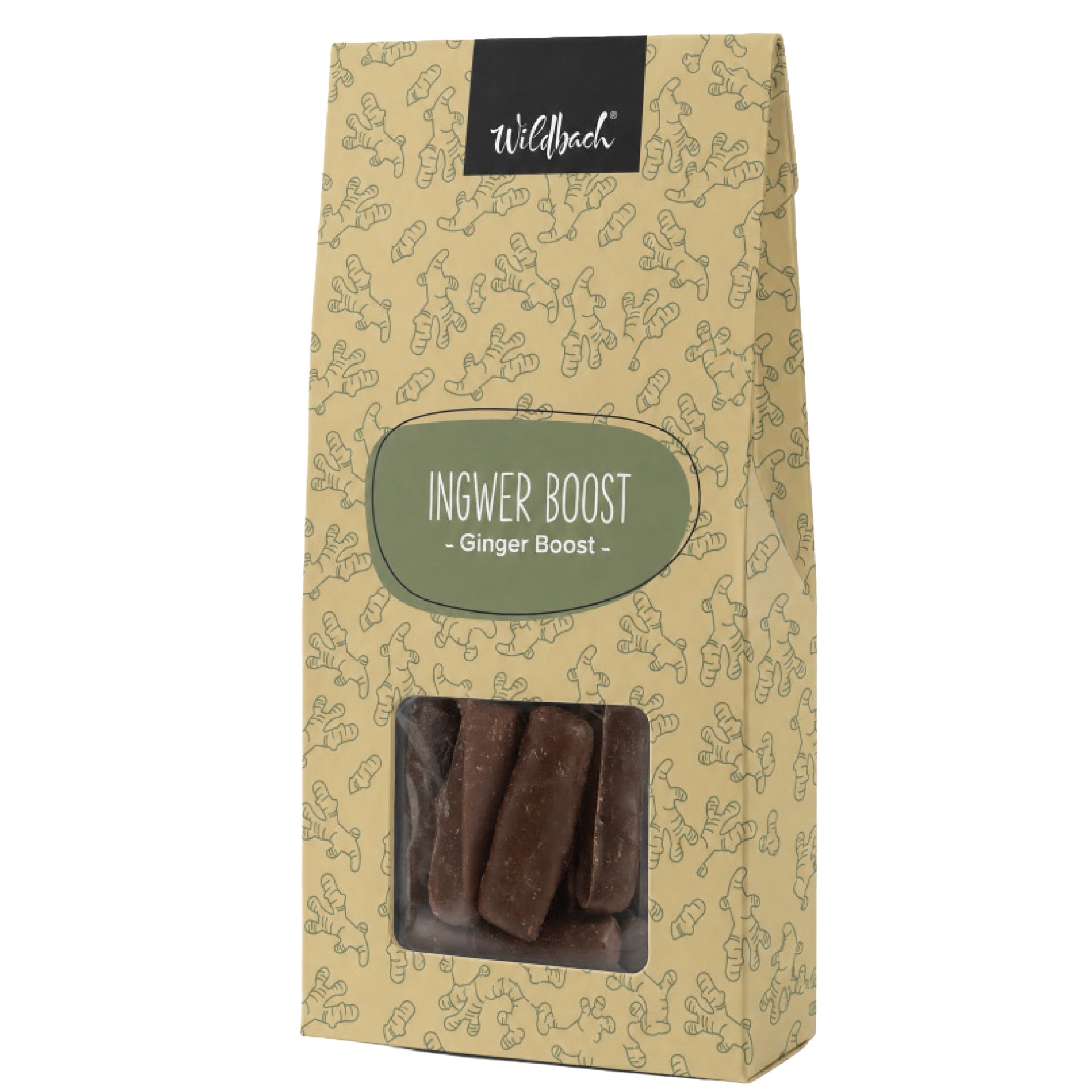 Wildbach Ingwer Boost – Ingwer in Zartbitter – 100g