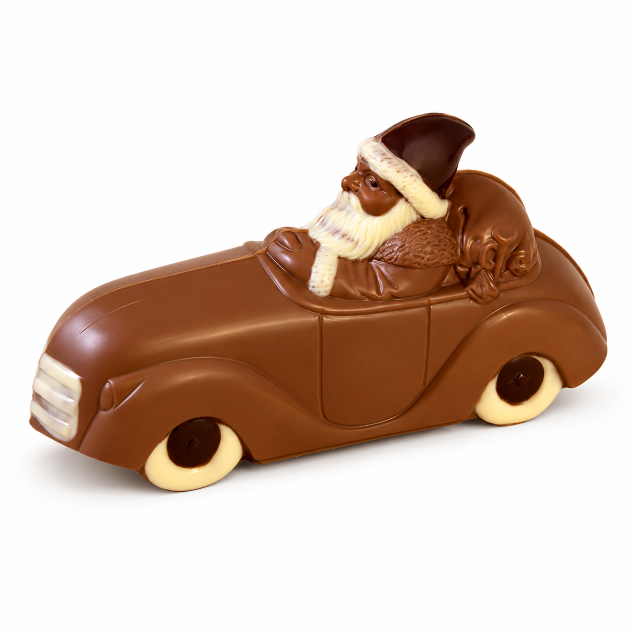 Weihnachtsmann mit Auto 150g