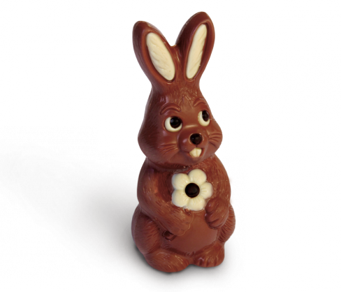Osterhase mit Blume