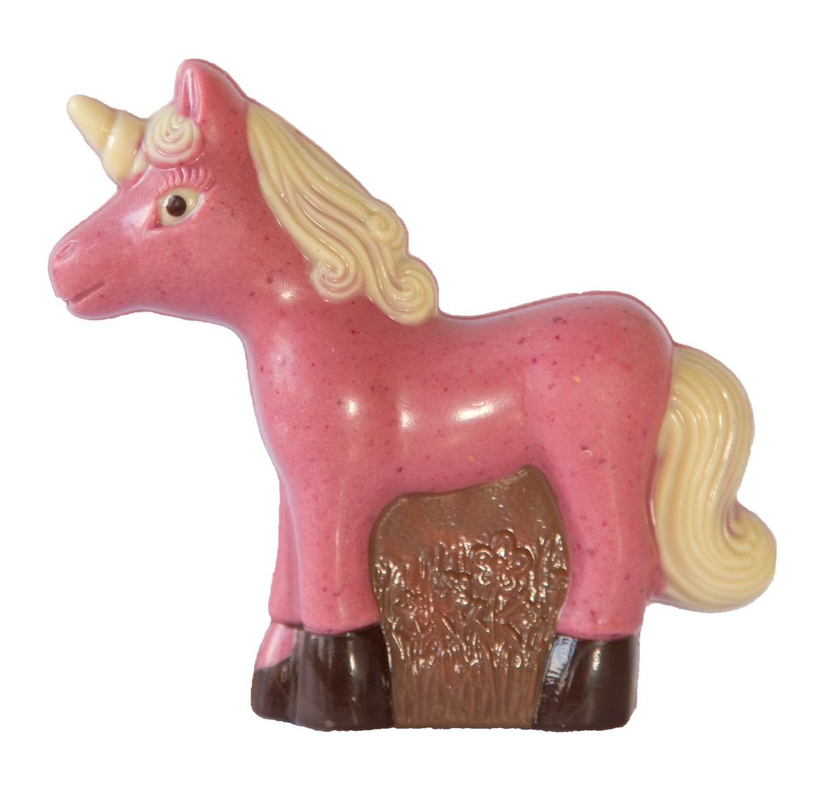 Einhorn aus feinster weißer Schokolade