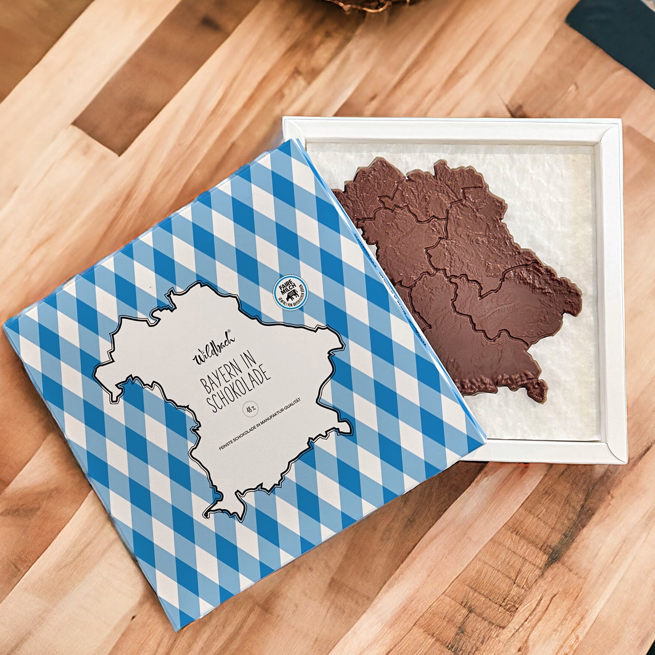 Wildbach Bayern in Schokolade – Vollmilch 48% – 85g