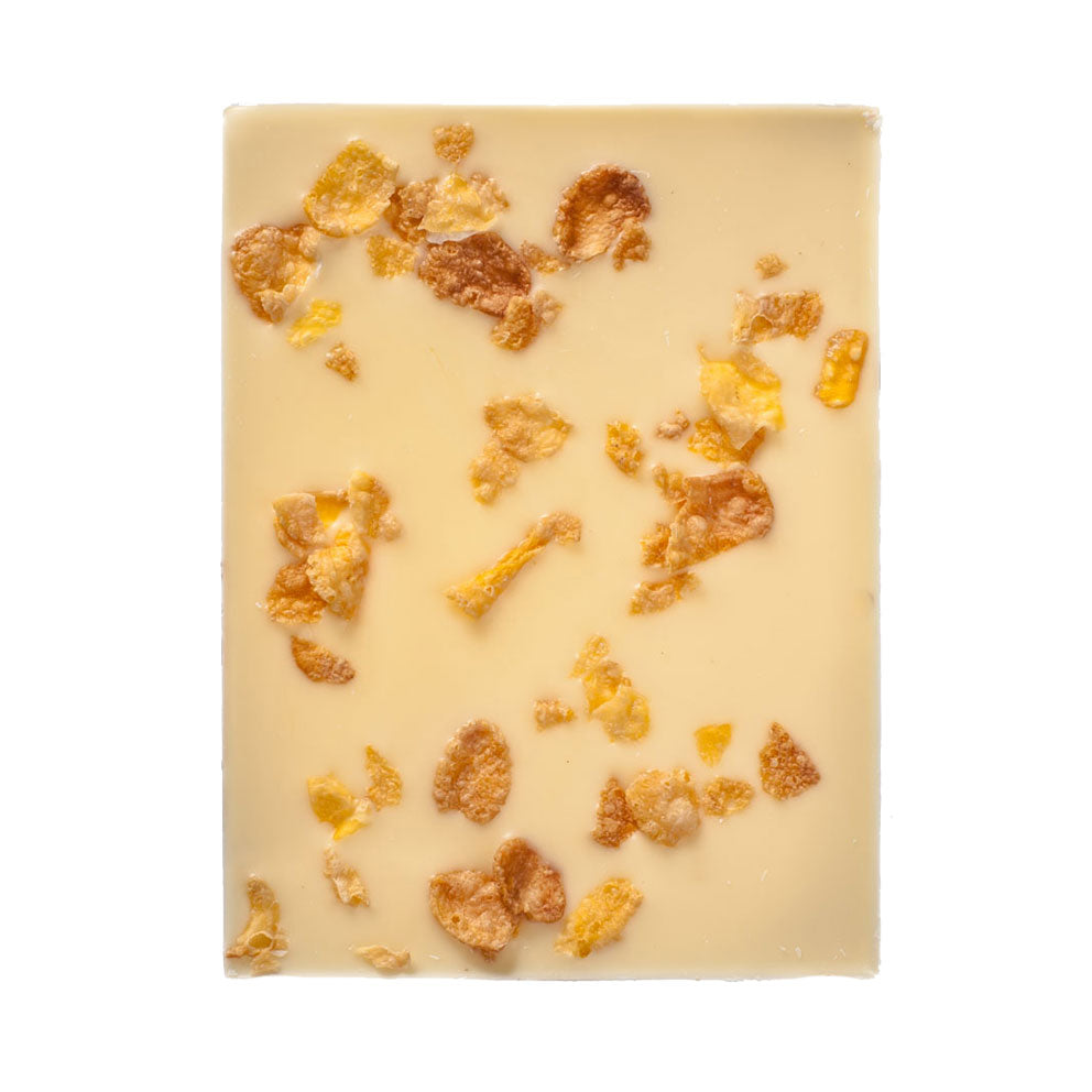 Feinste-Weiße Schokolade mit Cornflakes