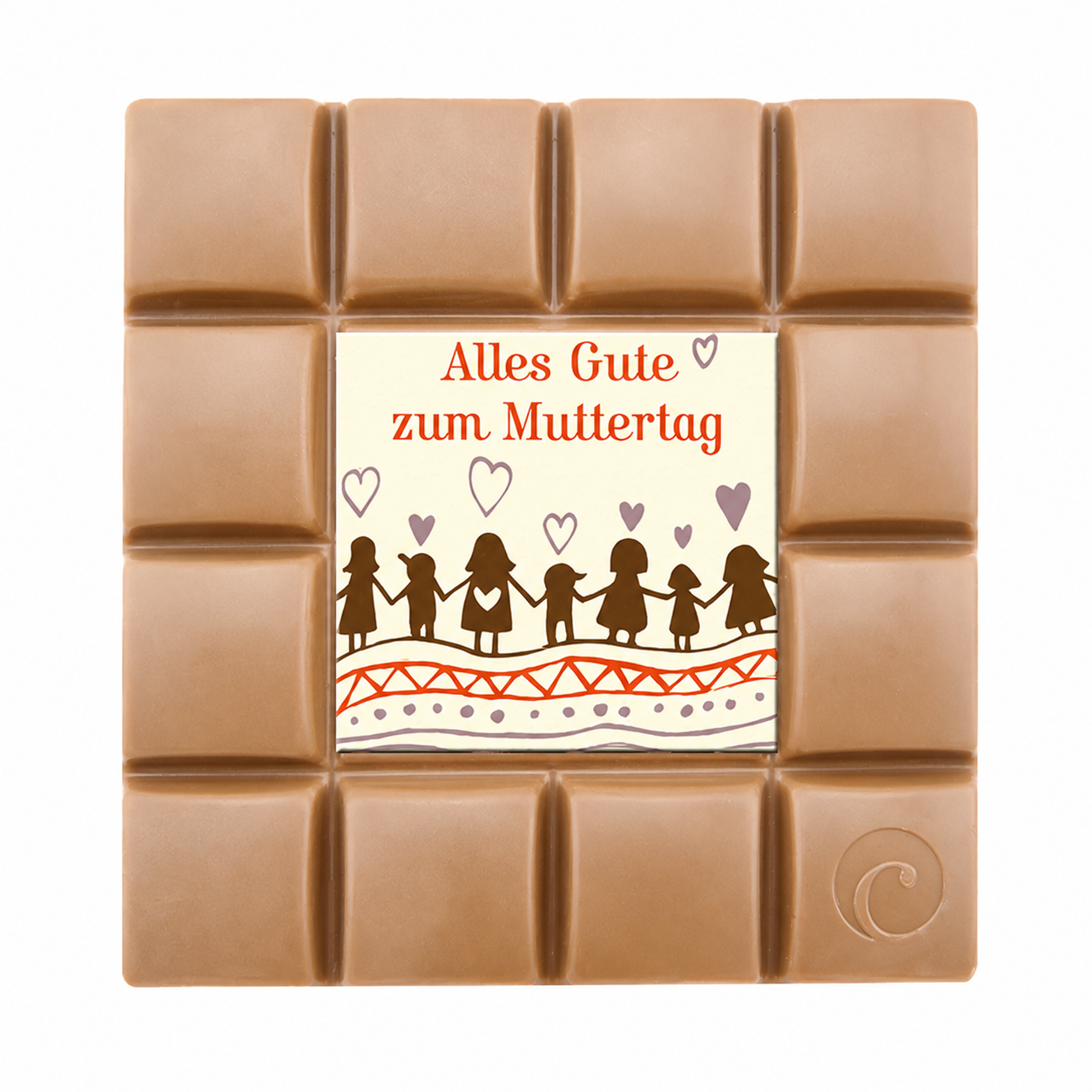 Motivtafel Edel Vollmilch - Alles Gute zum Muttertag - 85g Tafel