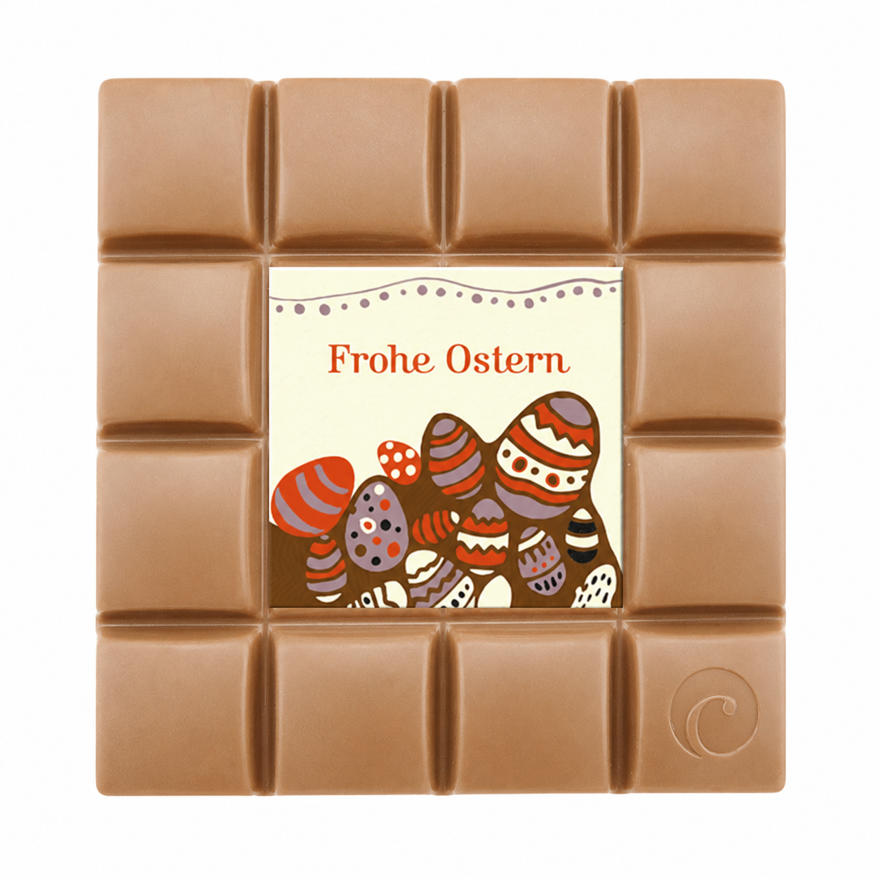 Motivtafel Edel Vollmilch - Frohe Ostern - 85g Tafel
