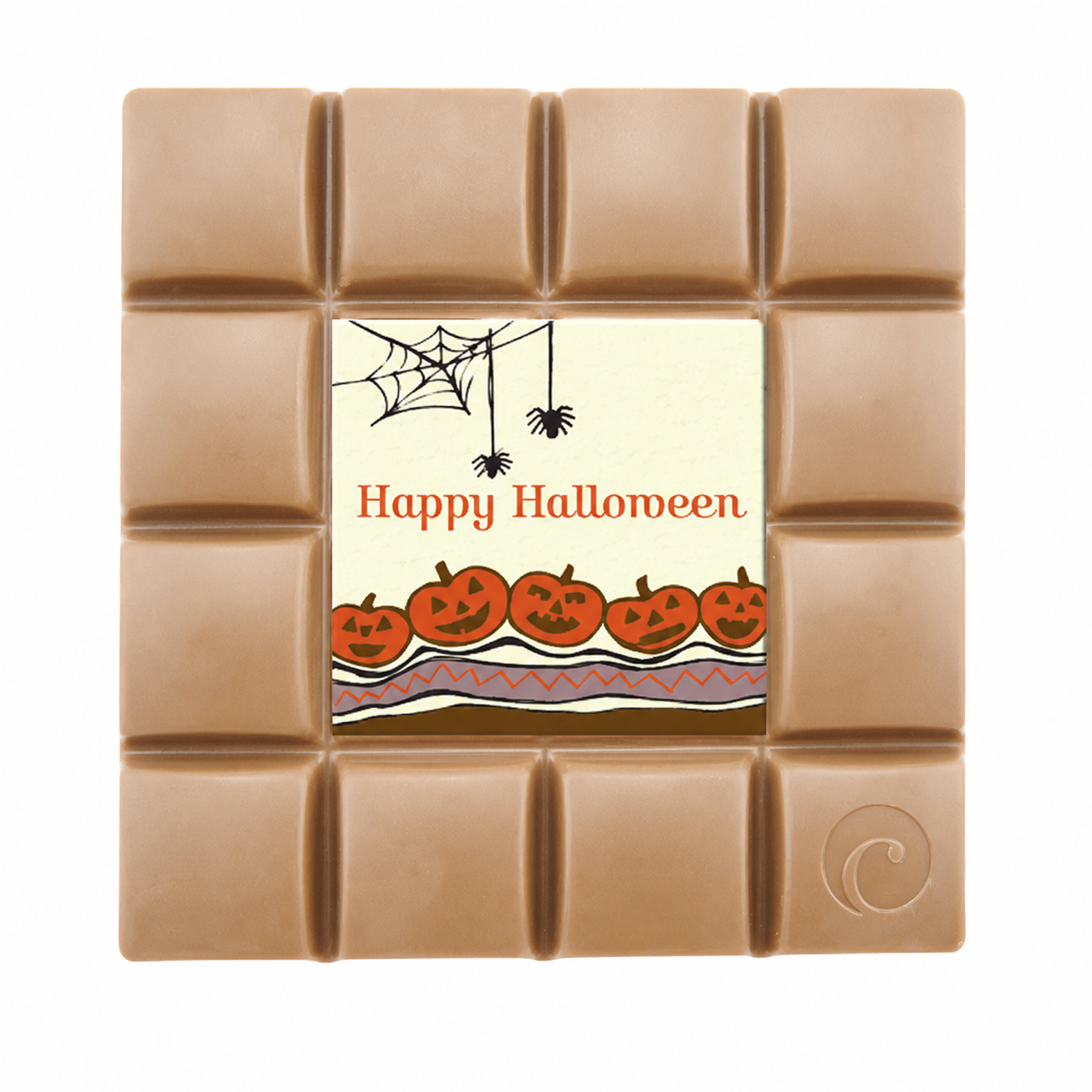 Motivtafel Edel Vollmilch - Happy Halloween - 85g Tafel