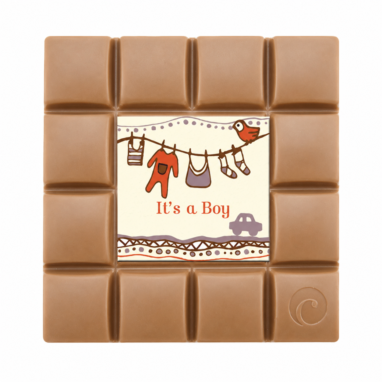 Motivtafel Edel Vollmilch - It’s a boy - 85g Tafel
