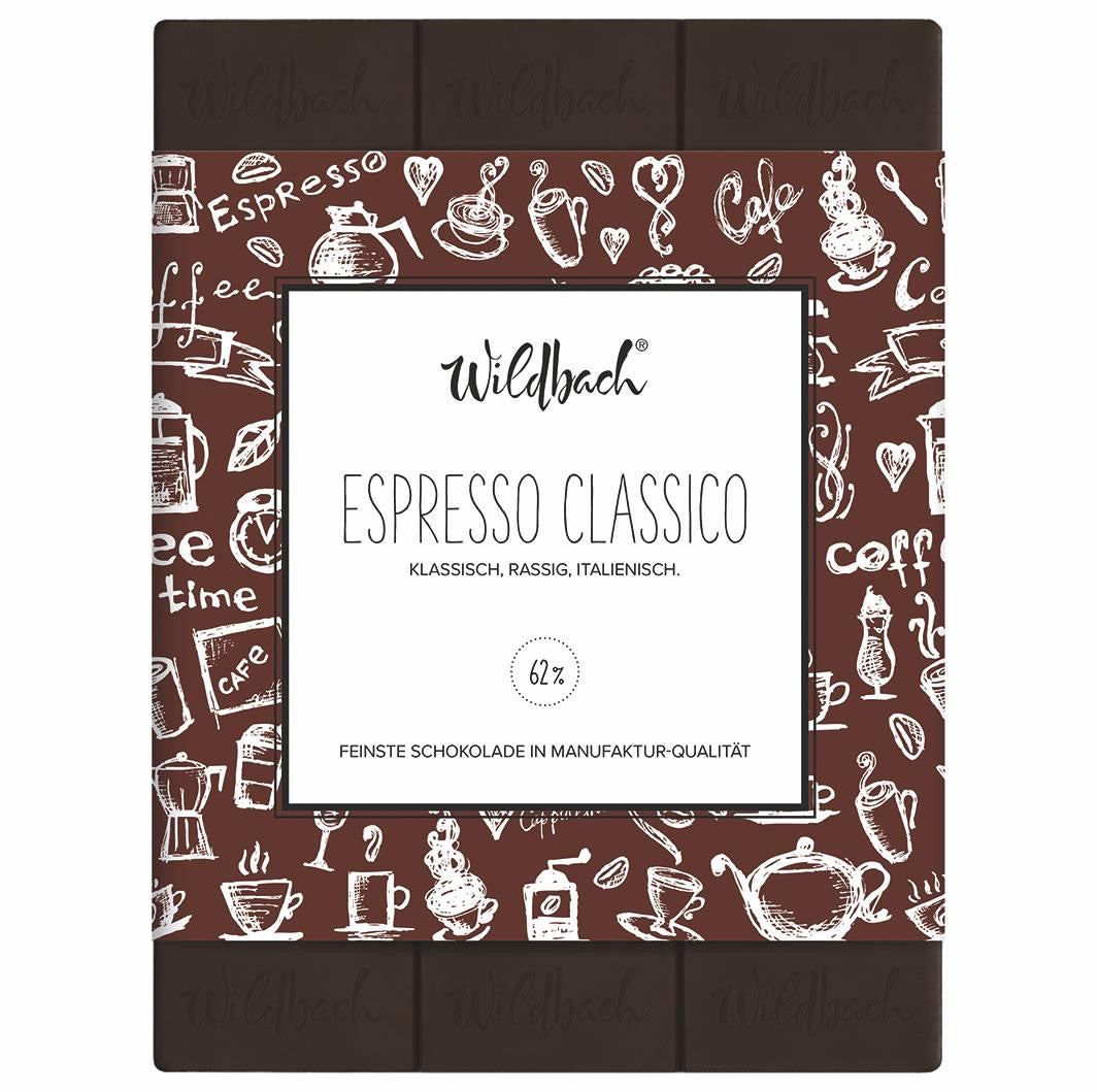 Wildbach Espresso Classico – Zartbitter 62% – 70g Tafel