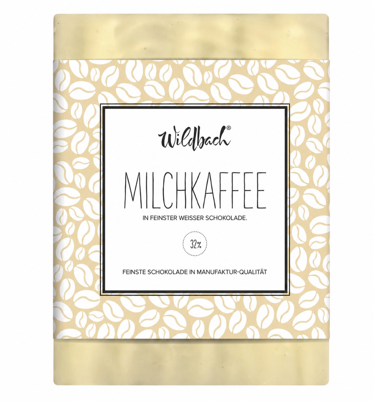 Wildbach Milchkaffee – Weiße Schokolade 32% – 70g Tafel