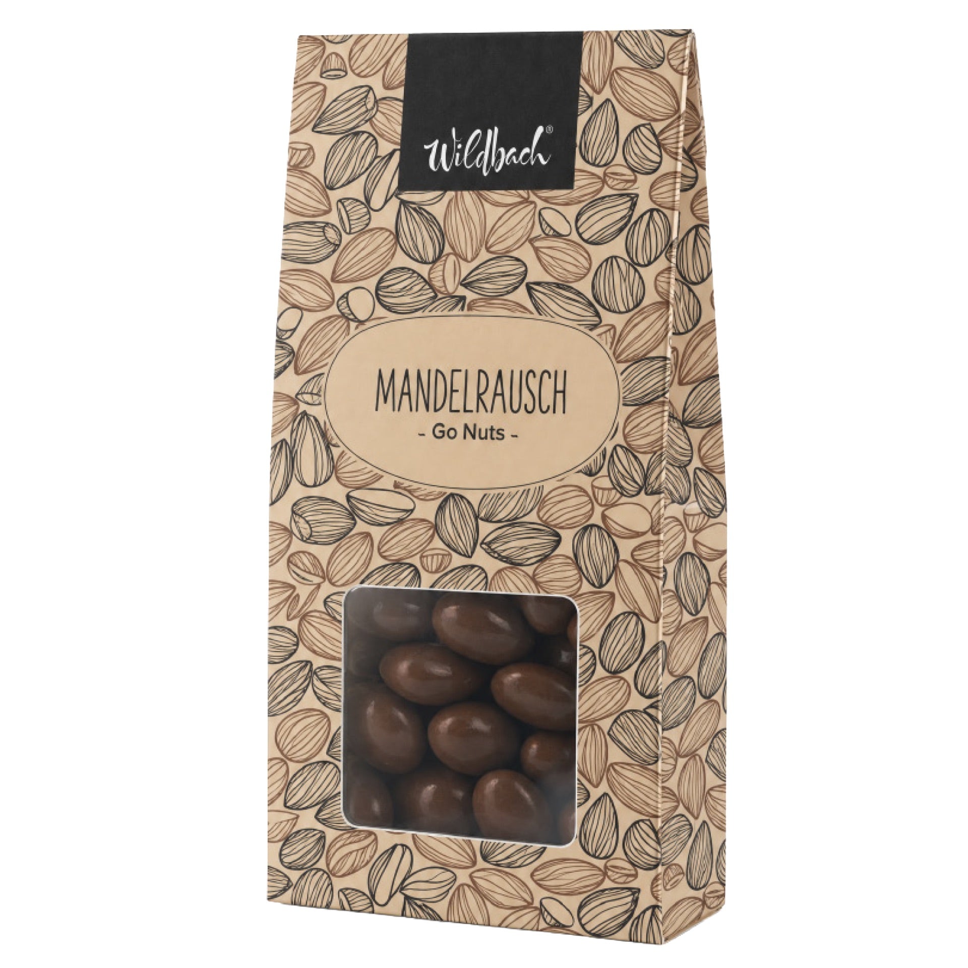 Wildbach Mandelrausch – Mandeln in Zartbitter – 100g