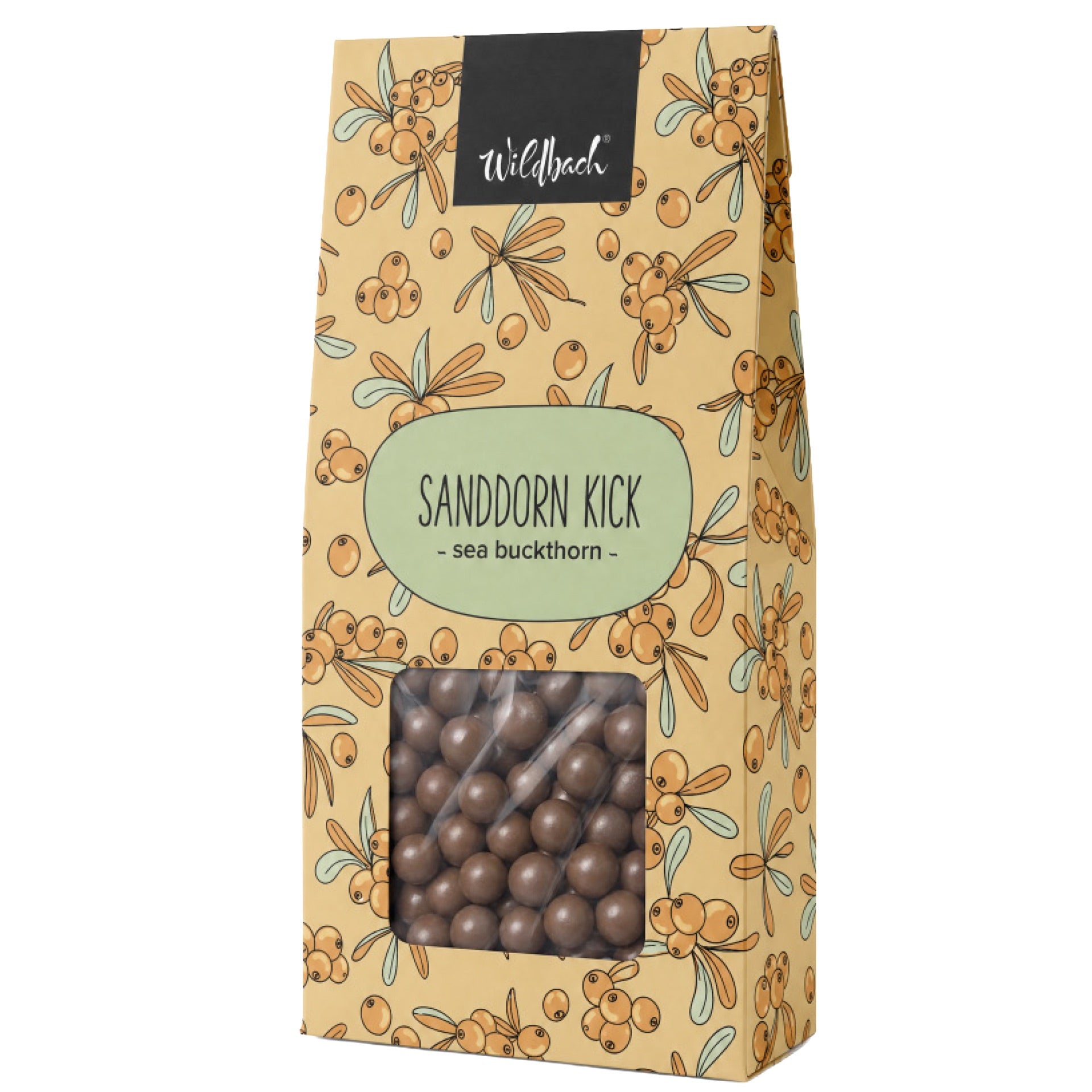 Wildbach Sanddorn Kick – Sanddorn in Vollmilch – 100g