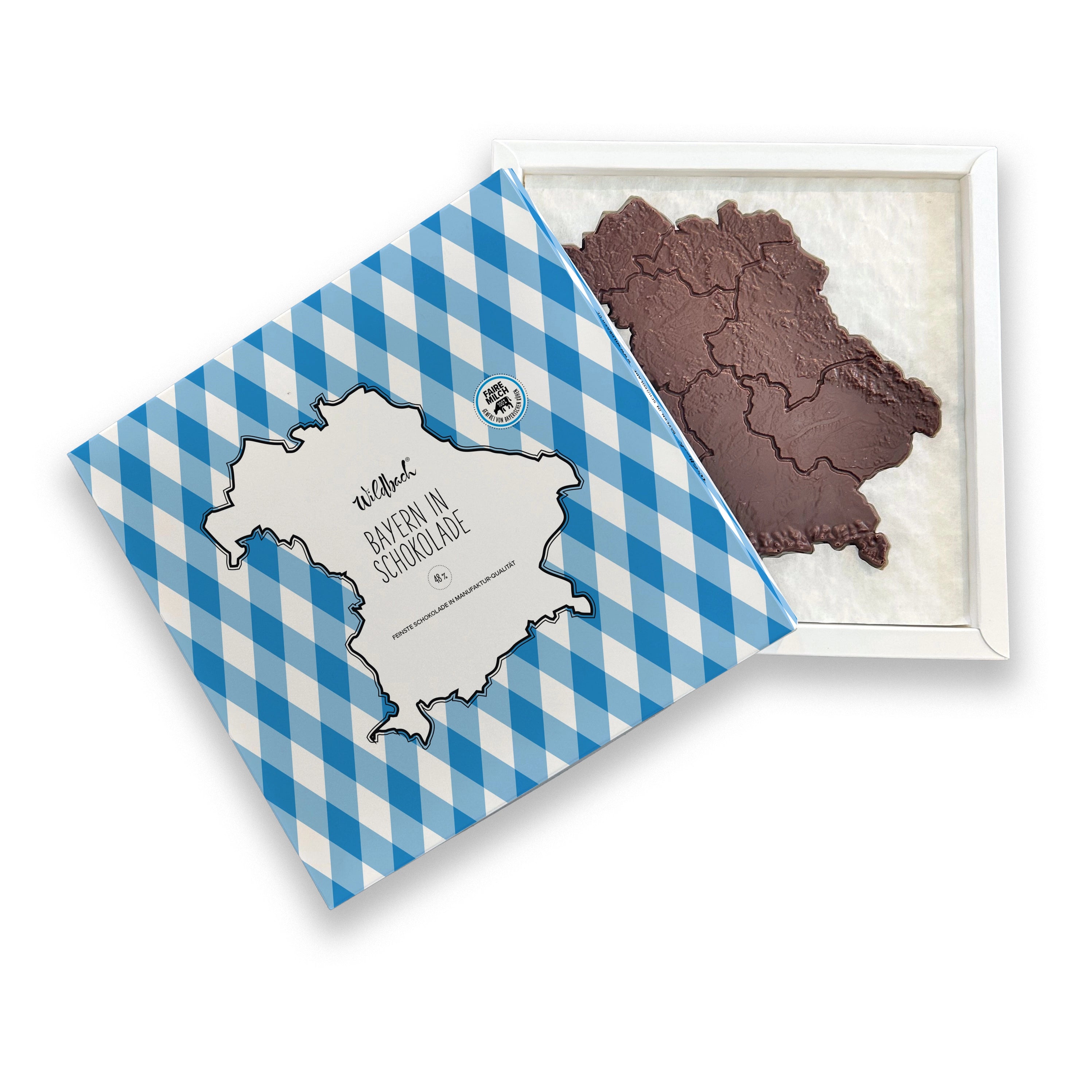 Wildbach Bayern in Schokolade – Vollmilch 48% – 85g