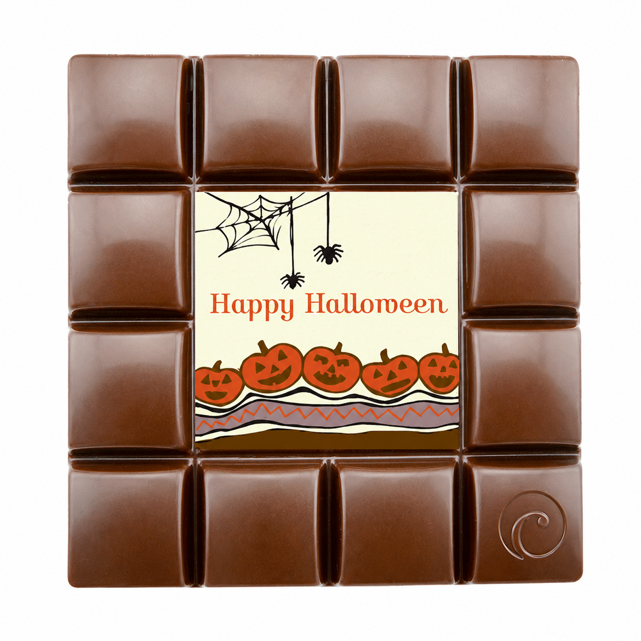 Motivtafel Edel Zartbitter - Happy Halloween - 85g Tafel
