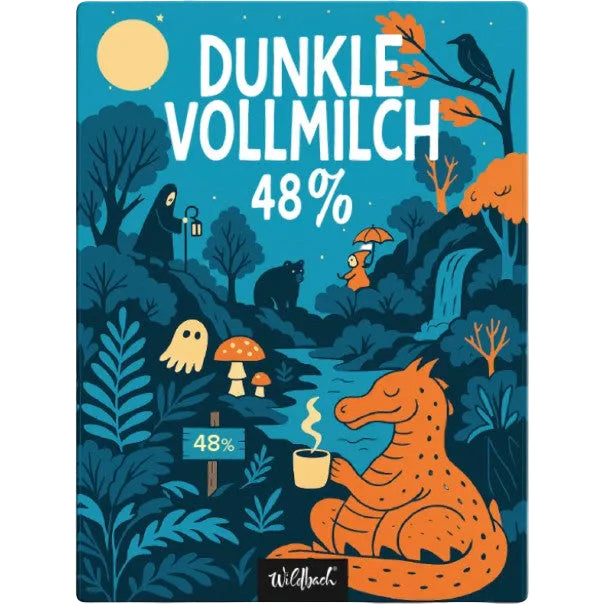 Wildbach Dunkle Vollmilchschokolade 48% - 70g Tafel